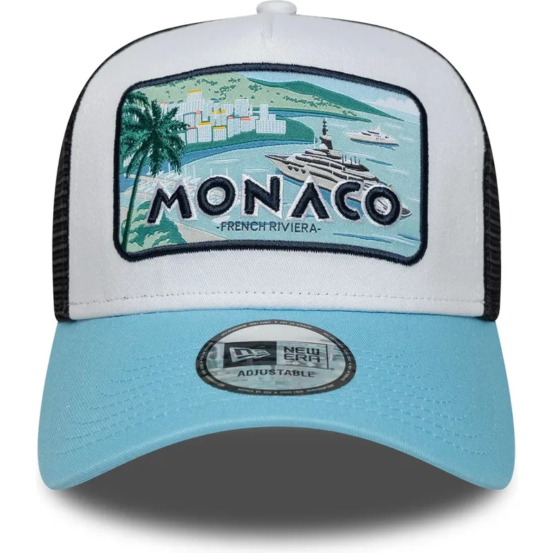 cepur-izliekta-truckeris-daudzkrasains-snapback-monaco-french-riviera-a-frame-summer-no-new-era