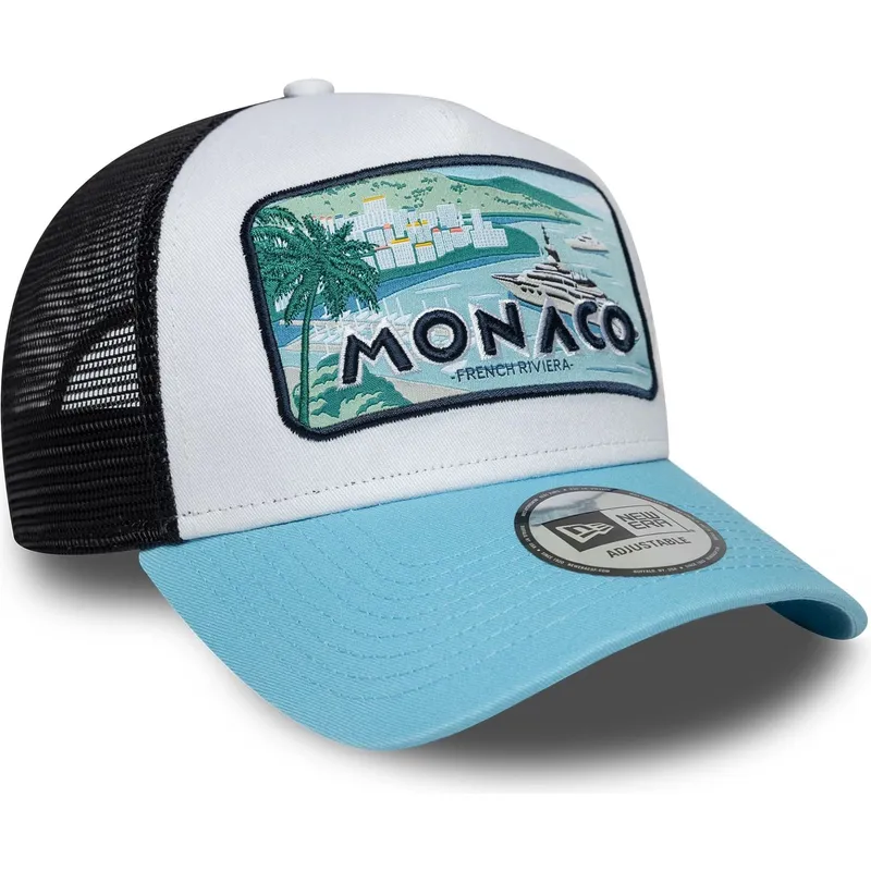 cepur-izliekta-truckeris-daudzkrasains-snapback-monaco-french-riviera-a-frame-summer-no-new-era