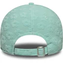 verstellbare-grune-damenkappe-9forty-floral-towelling-der-los-angeles-dodgers-mlb-von-new-era