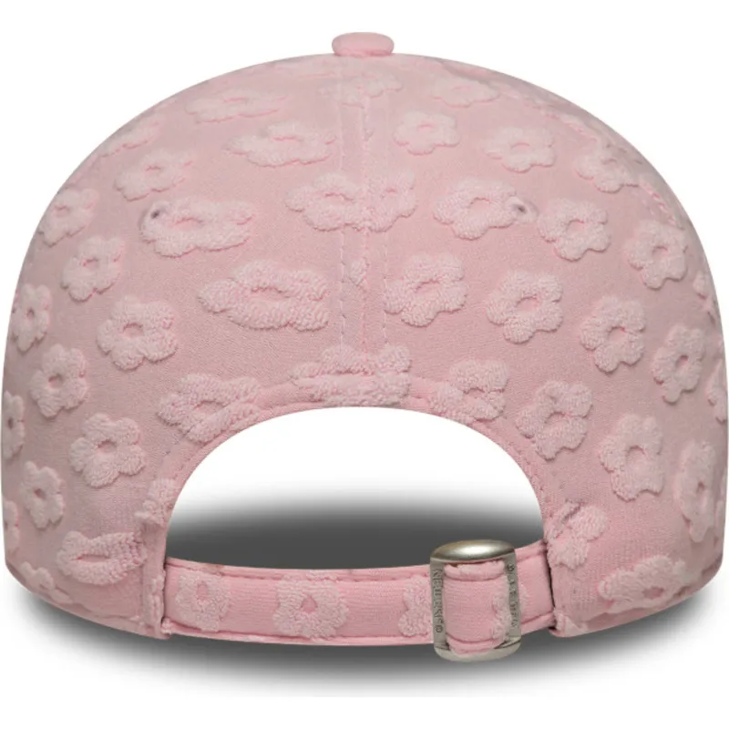 cepur-izliekta-roza-regulejams-9forty-floral-towelling-no-new-york-yankees-mlb-no-new-era