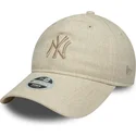 cepur-izliekta-bess-regulejams-9twenty-linen-no-new-york-yankees-mlb-no-new-era