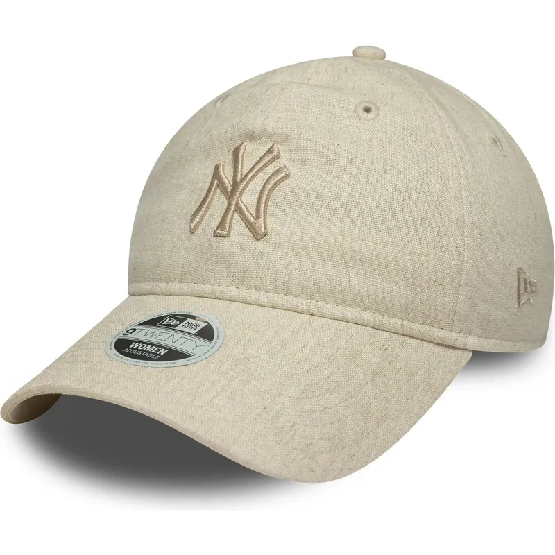 cepur-izliekta-bess-regulejams-9twenty-linen-no-new-york-yankees-mlb-no-new-era