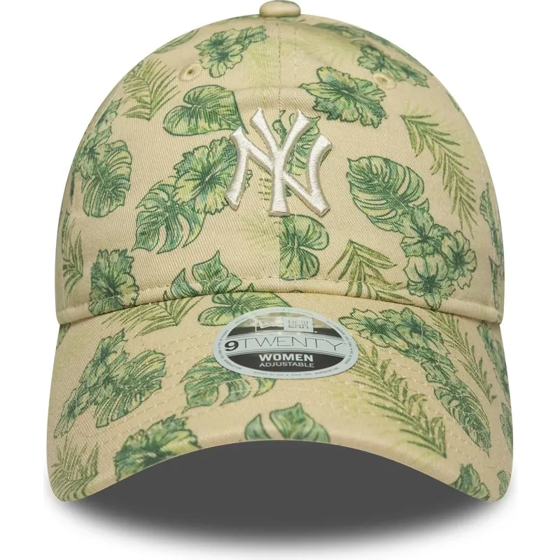 cepur-izliekta-bess-regulejama-lente-9twenty-all-over-print-tropical-no-new-york-yankees-mlb-no-new-era