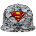 cepur-plakana-melns-snapback-berniem-9fifty-all-over-print-no-superman-dc-comics-no-new-era