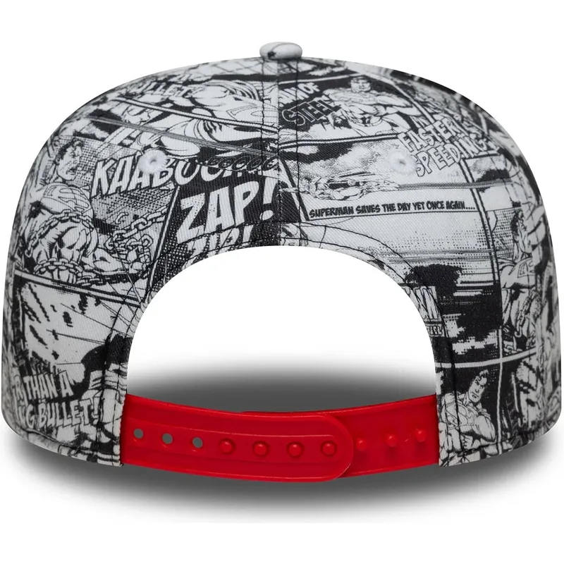 cepur-plakana-melns-snapback-berniem-9fifty-all-over-print-no-superman-dc-comics-no-new-era