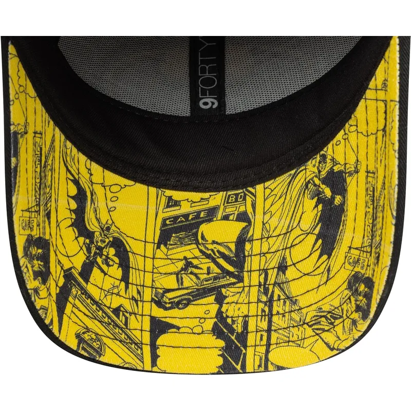 cepur-izliekta-melns-regulejams-berniem-9forty-all-over-print-no-batman-dc-comics-no-new-era