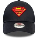 new-era-9forty-dc-comics-superman-all-over-print-verstellbare-marineblaue-kinder-cap