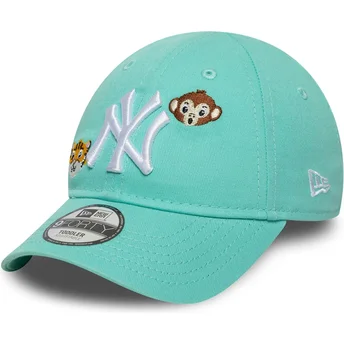 New Era MLB New York Yankees 9FORTY Animal Icon verstellbare grüne Kinderkappe