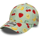 cepur-izliekta-zals-regulejams-berniem-9forty-all-over-print-fruit-no-new-era