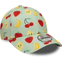 cepur-izliekta-zals-regulejams-berniem-9forty-all-over-print-fruit-no-new-era