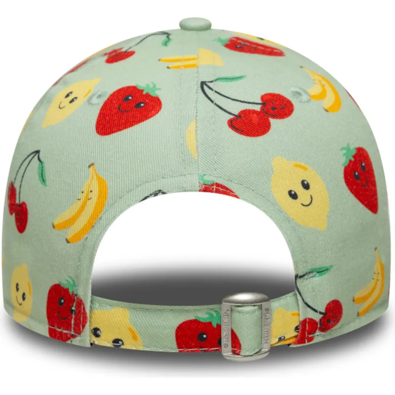 cepur-izliekta-zals-regulejams-berniem-9forty-all-over-print-fruit-no-new-era
