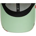 grune-verstellbare-kinderkappe-9forty-all-over-print-fruit-von-new-era
