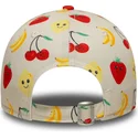 beige-verstellbare-kinder-cap-9forty-all-over-print-fruit-von-new-era