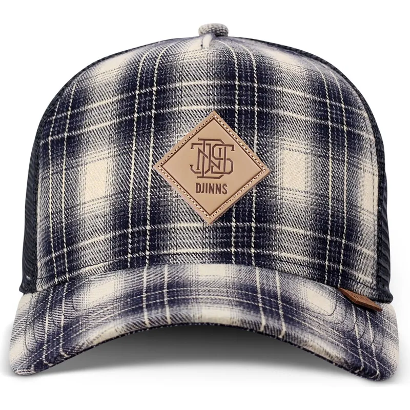 cepur-izliekta-soferis-zils-snapback-check-hft-denim-wishy-no-djinns
