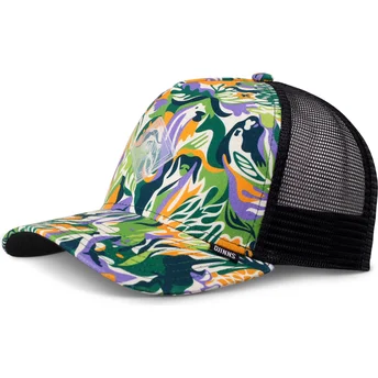 Czapka trucker wielokolorowa HFT Hawaiian Animals od Djinns