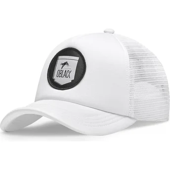 Cap izliekta white snapback no Oblack