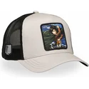 capslab-levi-ackerman-aot-lev-attack-on-titan-grey-and-black-trucker-hat