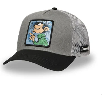 Graue Trucker-Kappe Gaston Lagaffe GAS von Capslab