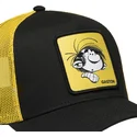 schwarze-und-gelbe-trucker-kappe-gaston-lagaffe-hea-von-capslab