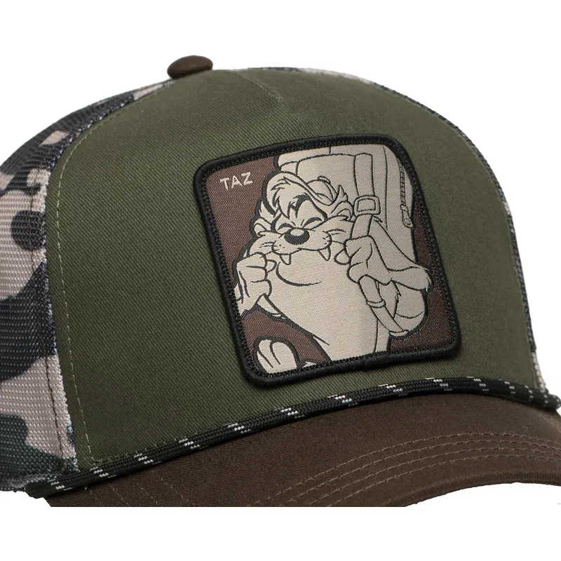 mehrfarbige-trucker-kappe-tasmanischer-teufel-loo11-hik-looney-tunes-von-capslab
