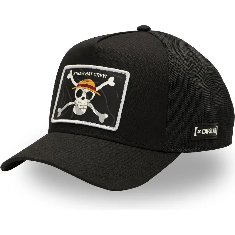 cepur-izliekta-truckeris-melns-snapback-op5-fla-salmu-cepuru-pirati-one-piece-no-capslab