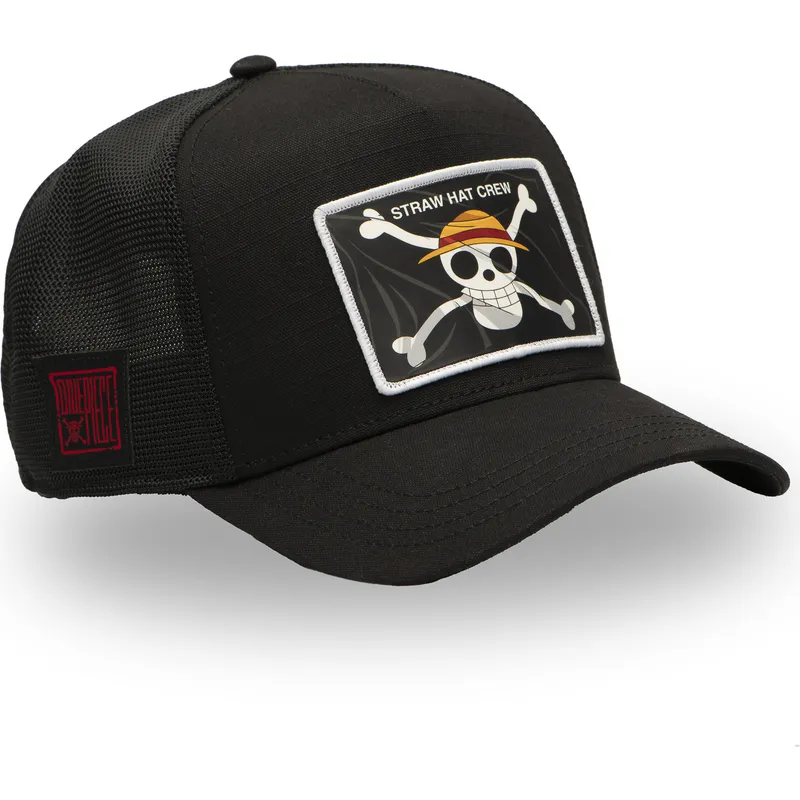 cepur-izliekta-truckeris-melns-snapback-op5-fla-salmu-cepuru-pirati-one-piece-no-capslab