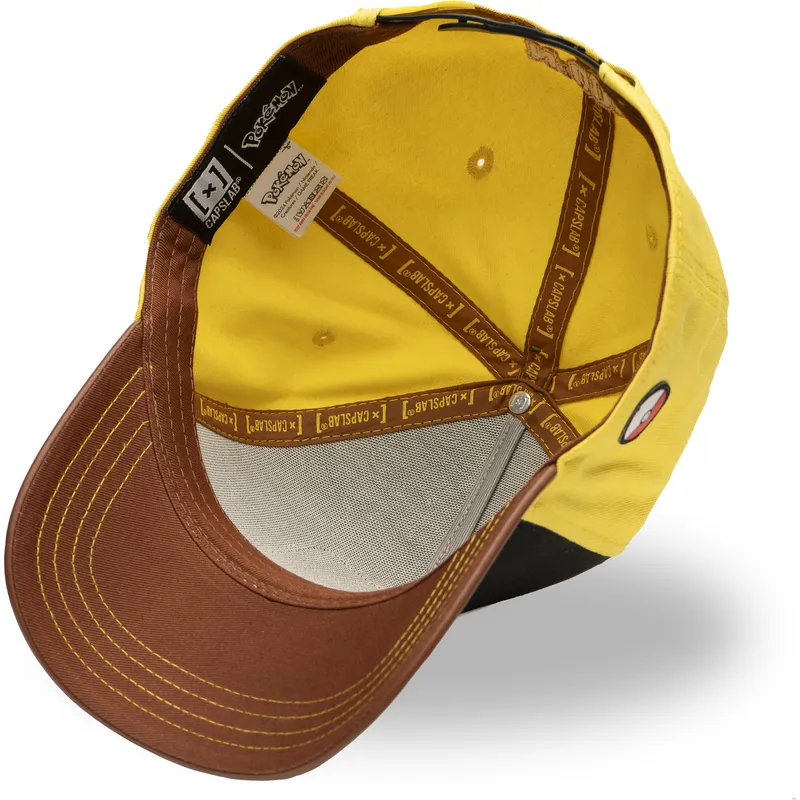 svart-gul-och-brun-bojd-keps-snapback-pikachu-pmk6-pik-pokemon-fran-capslab