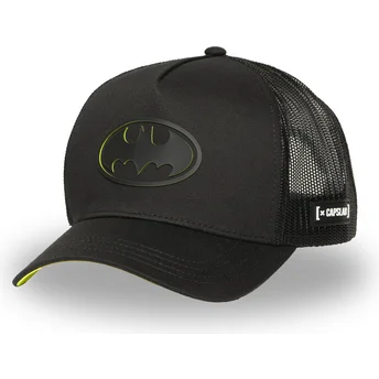 Cepur izliekta truckeris melns snapback DC8 LOG Batman DC Comics no Capslab