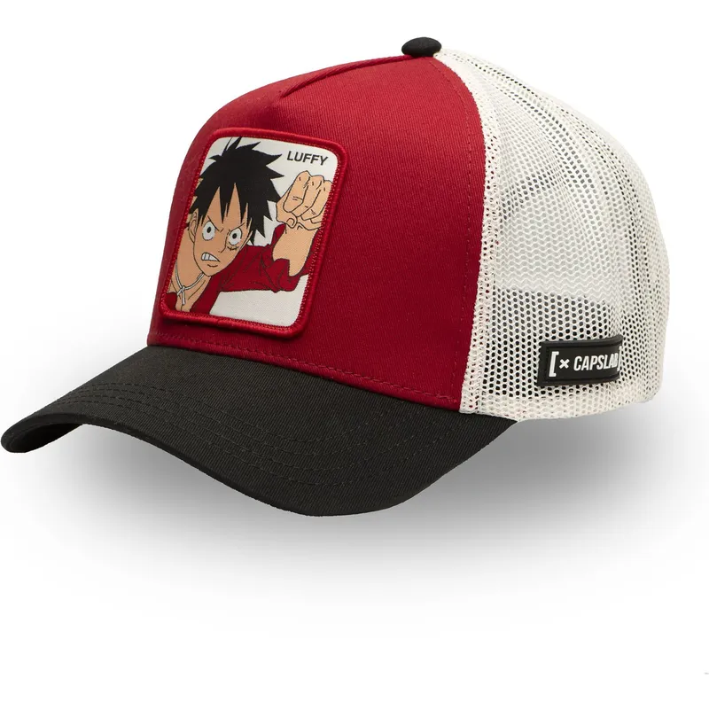cepur-izliekta-truckeris-sarkans-snapback-op5-red-monkey-d-luffy-one-piece-no-capslab