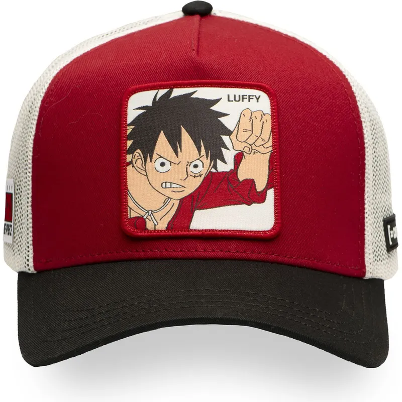 cepur-izliekta-truckeris-sarkans-snapback-op5-red-monkey-d-luffy-one-piece-no-capslab