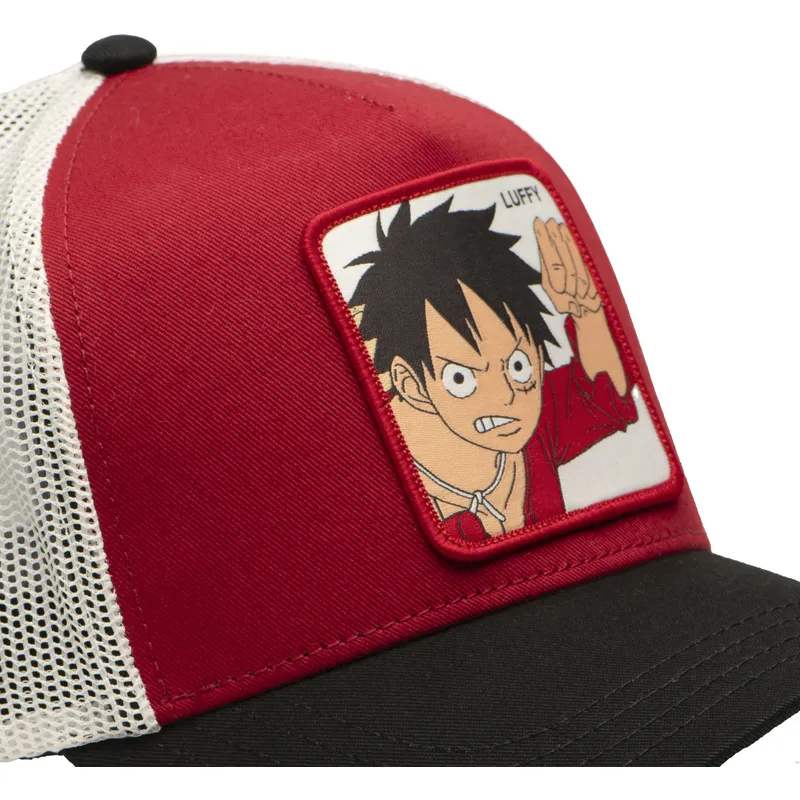cepur-izliekta-truckeris-sarkans-snapback-op5-red-monkey-d-luffy-one-piece-no-capslab