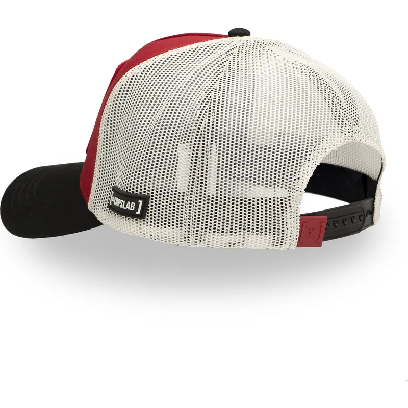 cepur-izliekta-truckeris-sarkans-snapback-op5-red-monkey-d-luffy-one-piece-no-capslab