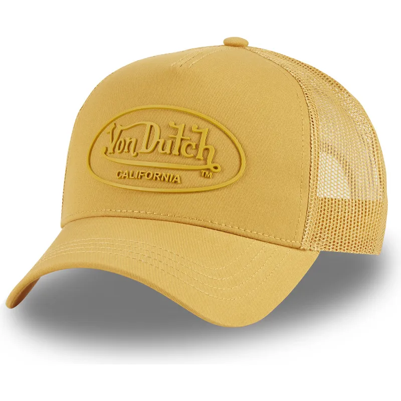 cap-izliekta-yellow-snapback-no-von-dutch