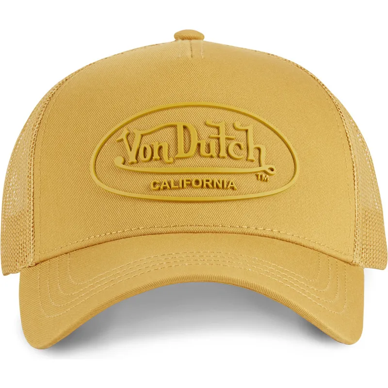 cap-izliekta-yellow-snapback-no-von-dutch
