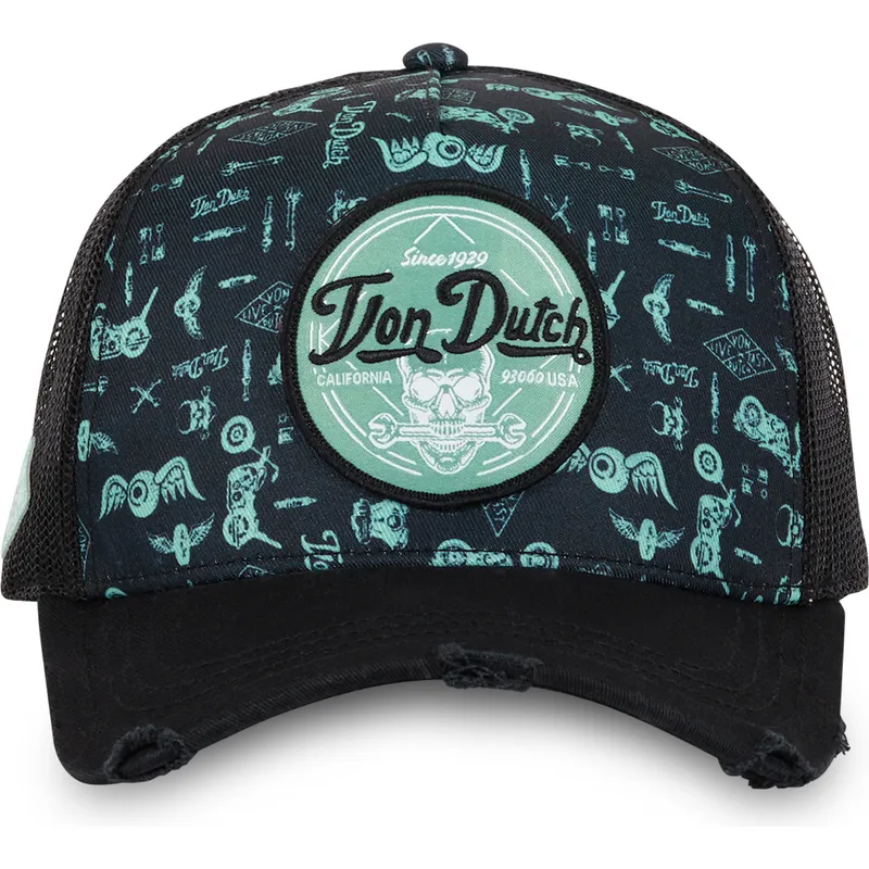 cepur-izliekta-truckeris-zils-snapback-print04-no-von-dutch