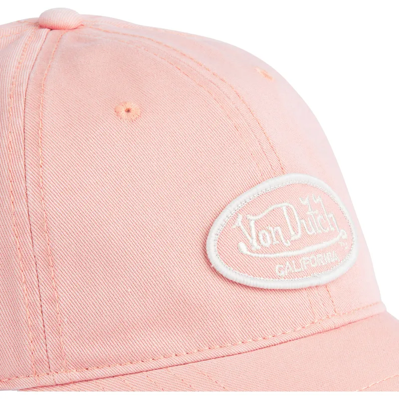 jasnorozowa-regulowana-czapka-z-daszkiem-log03-cd-von-dutch