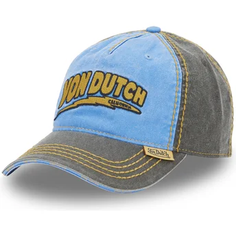 Czapka z daszkiem niebiesko-szara regulowana RETRO05 od Von Dutch