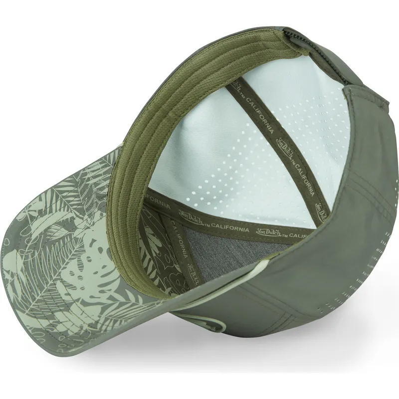 grune-verstellbare-gebogene-kappe-cord02-von-von-dutch