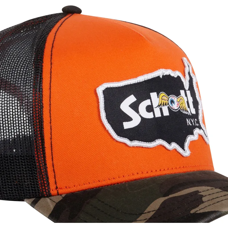 cap-izliekta-orange-snapback-no-von-dutch