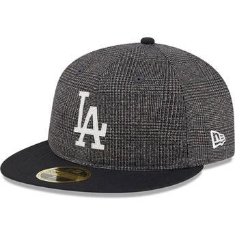 Cap plakana black ajustada 59FIFTY Day Retro Crown no Los Angeles Dodgers MLB no New Era