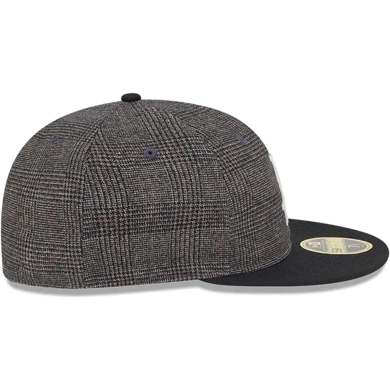 schwarze-enganliegende-flatcap-59fifty-day-retro-crown-der-los-angeles-dodgers-mlb-von-new-era
