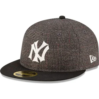 Schwarze, eng anliegende 59FIFTY Day Retro Crown Kappe der New York Yankees MLB von New Era