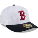 gorra-plana-azul-marino-y-blanca-ajustada-59fifty-day-low-profile-de-boston-red-sox-mlb-de-new-era
