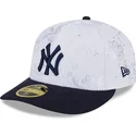 new-era-new-york-yankees-mlb-59fifty-day-low-profile-navy-weisse-fitted-kappe