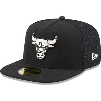Cepur plakana melns pieguļošs 59FIFTY Day A Frame no Chicago Bulls NBA no New Era