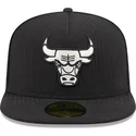 czarna-dopasowana-czapka-z-plaskim-daszkiem-59fifty-day-a-frame-chicago-bulls-nba-new-era
