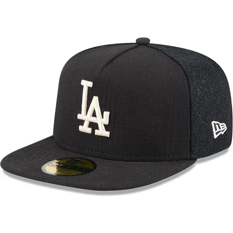 cepur-plakana-melns-pieguloss-59fifty-day-a-frame-no-los-angeles-dodgers-mlb-no-new-era