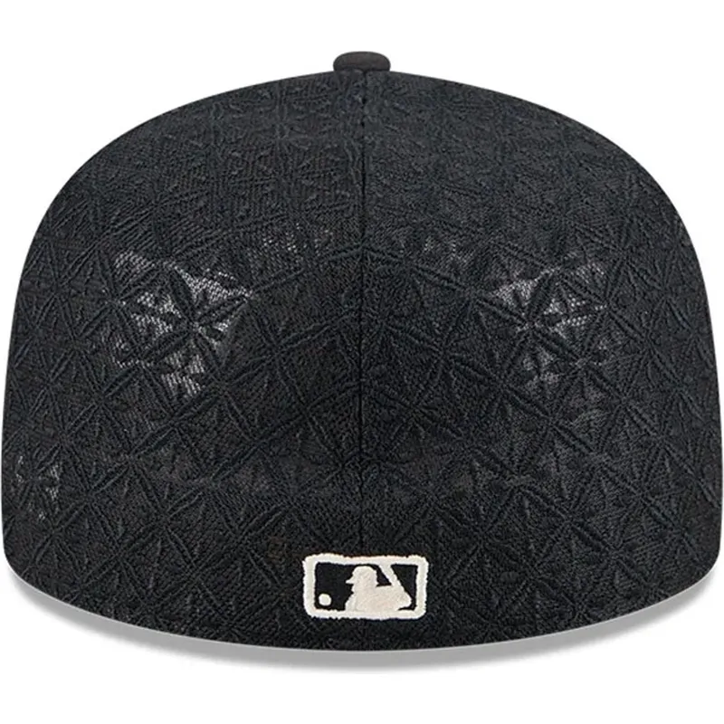 czarna-dopasowana-czapka-z-plaskim-daszkiem-59fifty-day-a-frame-los-angeles-dodgers-mlb-new-era