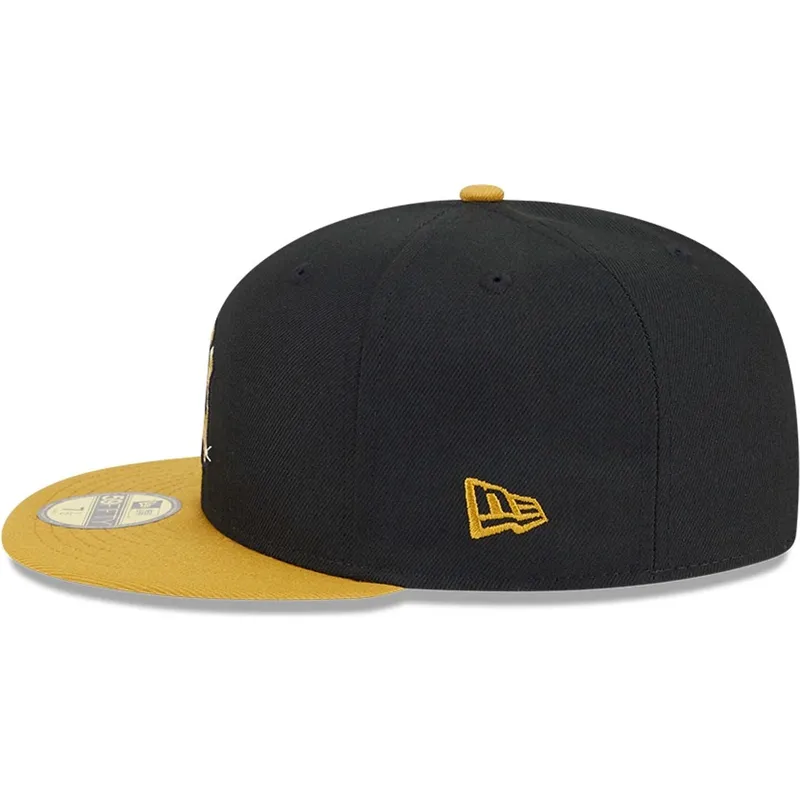 cepur-plakana-melns-pieguloss-dorado-59fifty-day-no-new-york-yankees-mlb-no-new-era