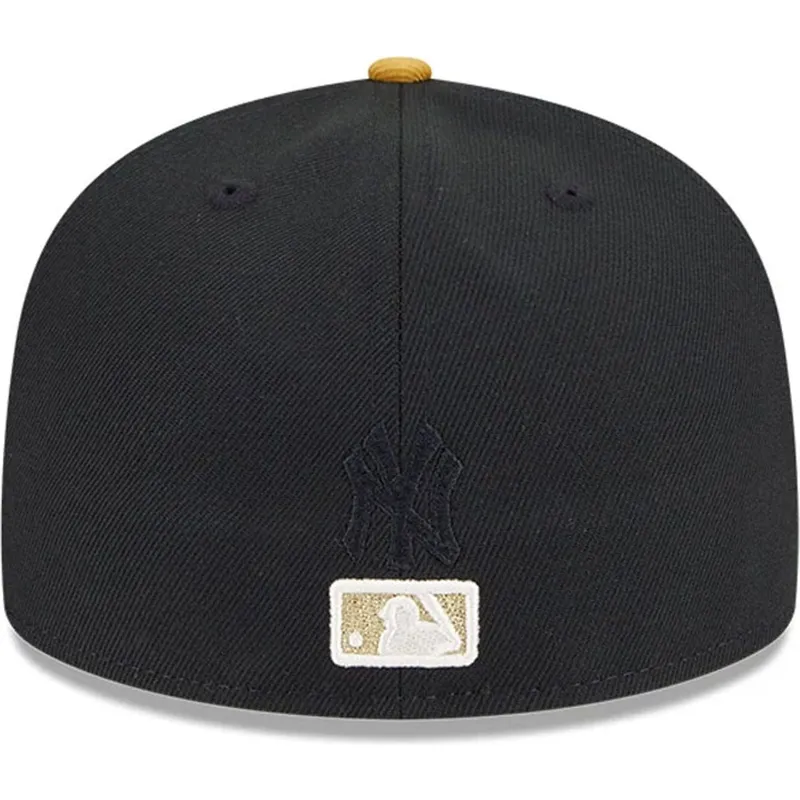 cepur-plakana-melns-pieguloss-dorado-59fifty-day-no-new-york-yankees-mlb-no-new-era